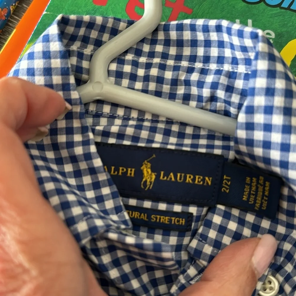 Ralph Lauren 2T button-down shirt, boys